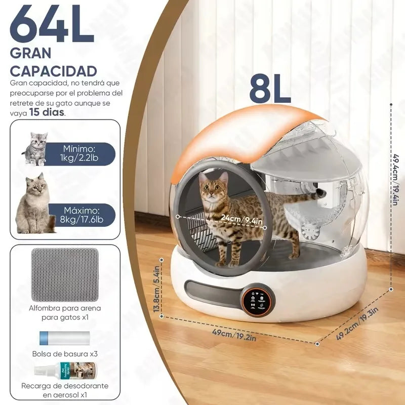 PurePod litter box app control features