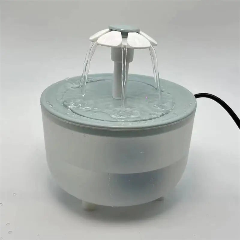 FreshFlow cat water fountain in sage green
