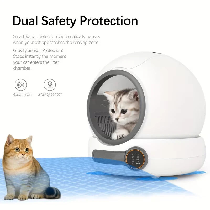 PurePod self-cleaning litter box front view
