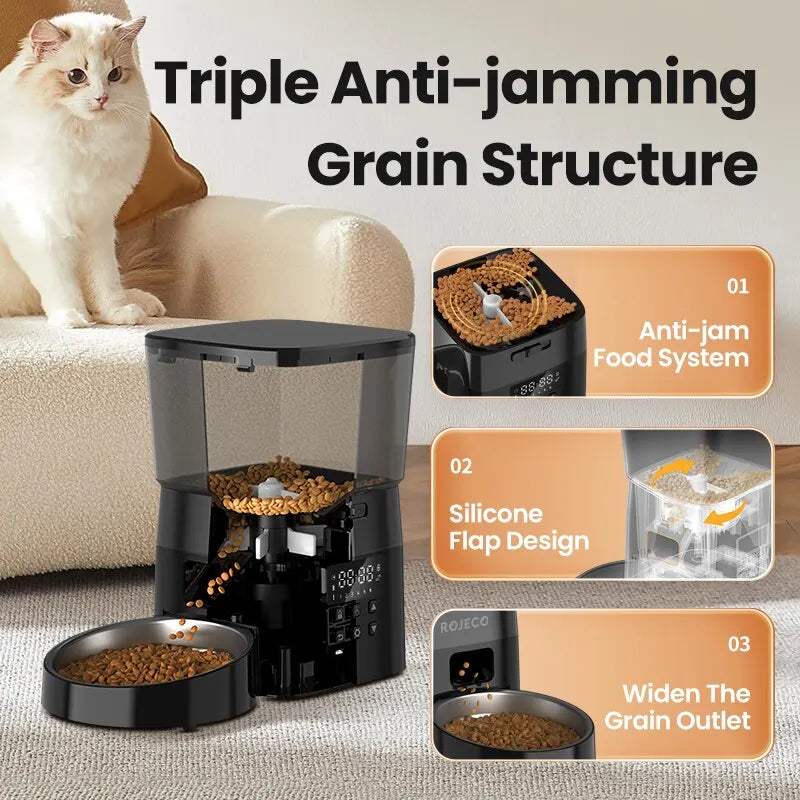 SmartServe feeder 2 litre transparent hopper