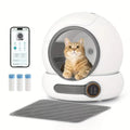 PurePod self-cleaning litter box with app, waste bags and litter mat